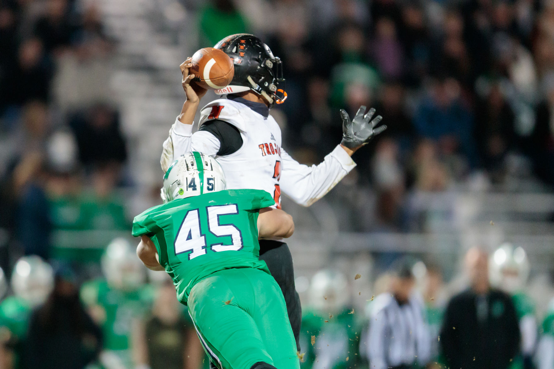 The Northwest Cabarrus Trojans fall to the Weddington Warriors in the third round of the 3AA State playoffs.